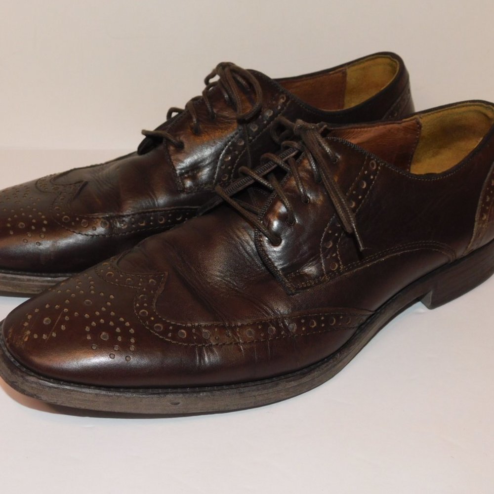 J&M Johnston & Murphy Men's Wingtip Oxfords